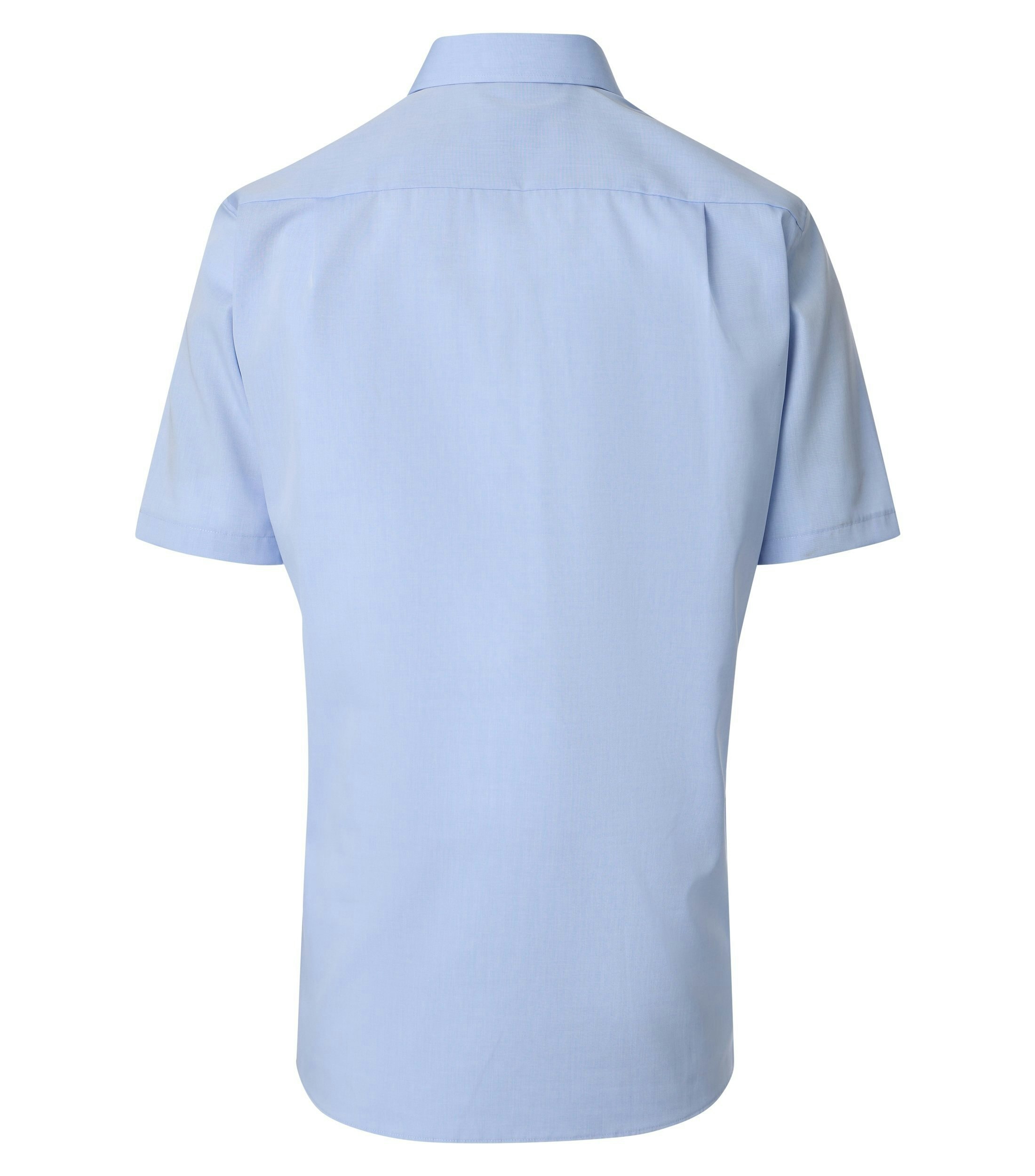 Ein Businesshemd im uni Muster in der Farbe Blau