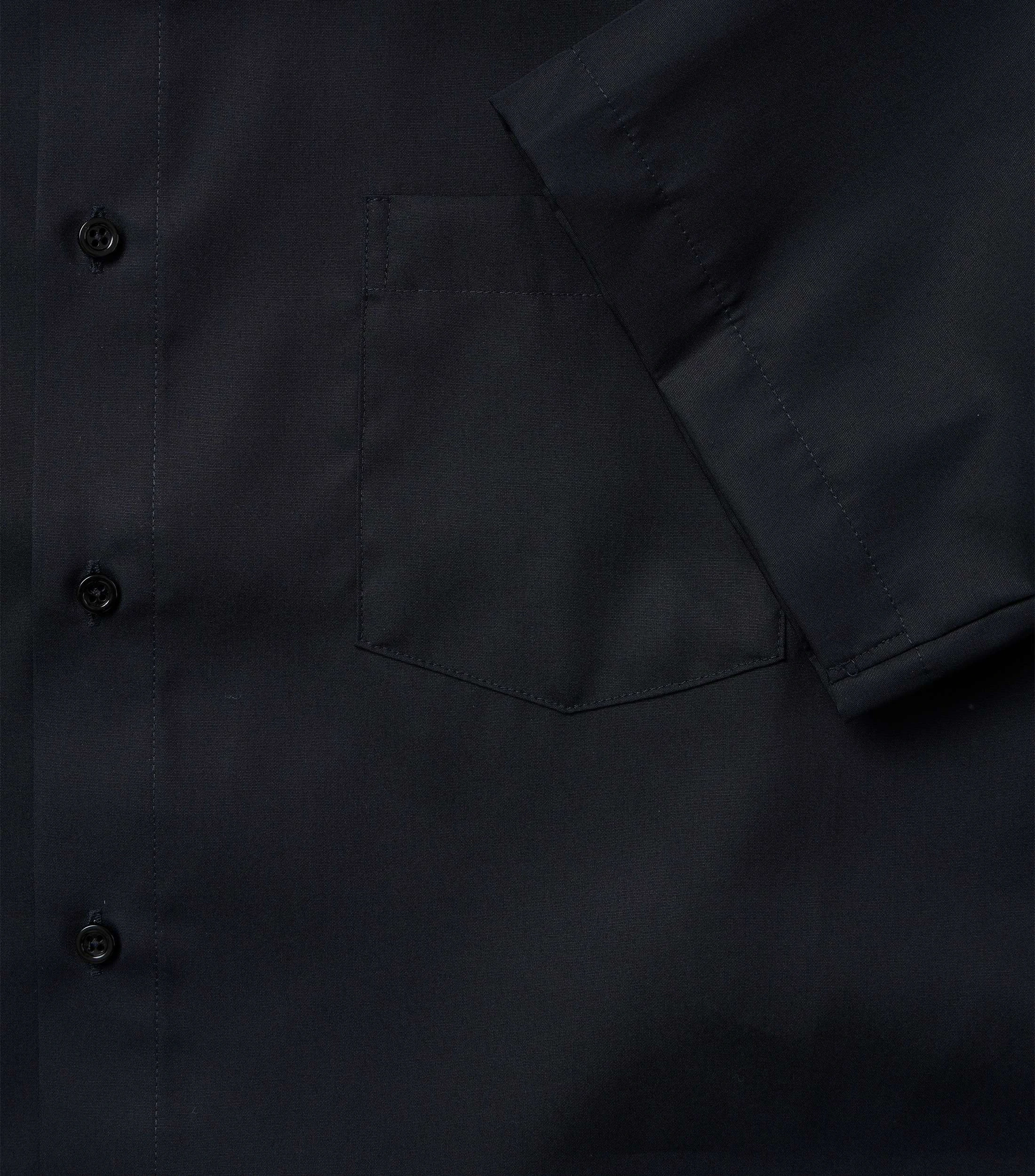 Businesshemd im unifarbenen Design in der Farbe Schwarz