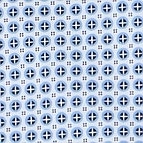 Ein Businesshemd im Print Muster in der Farbe Blau