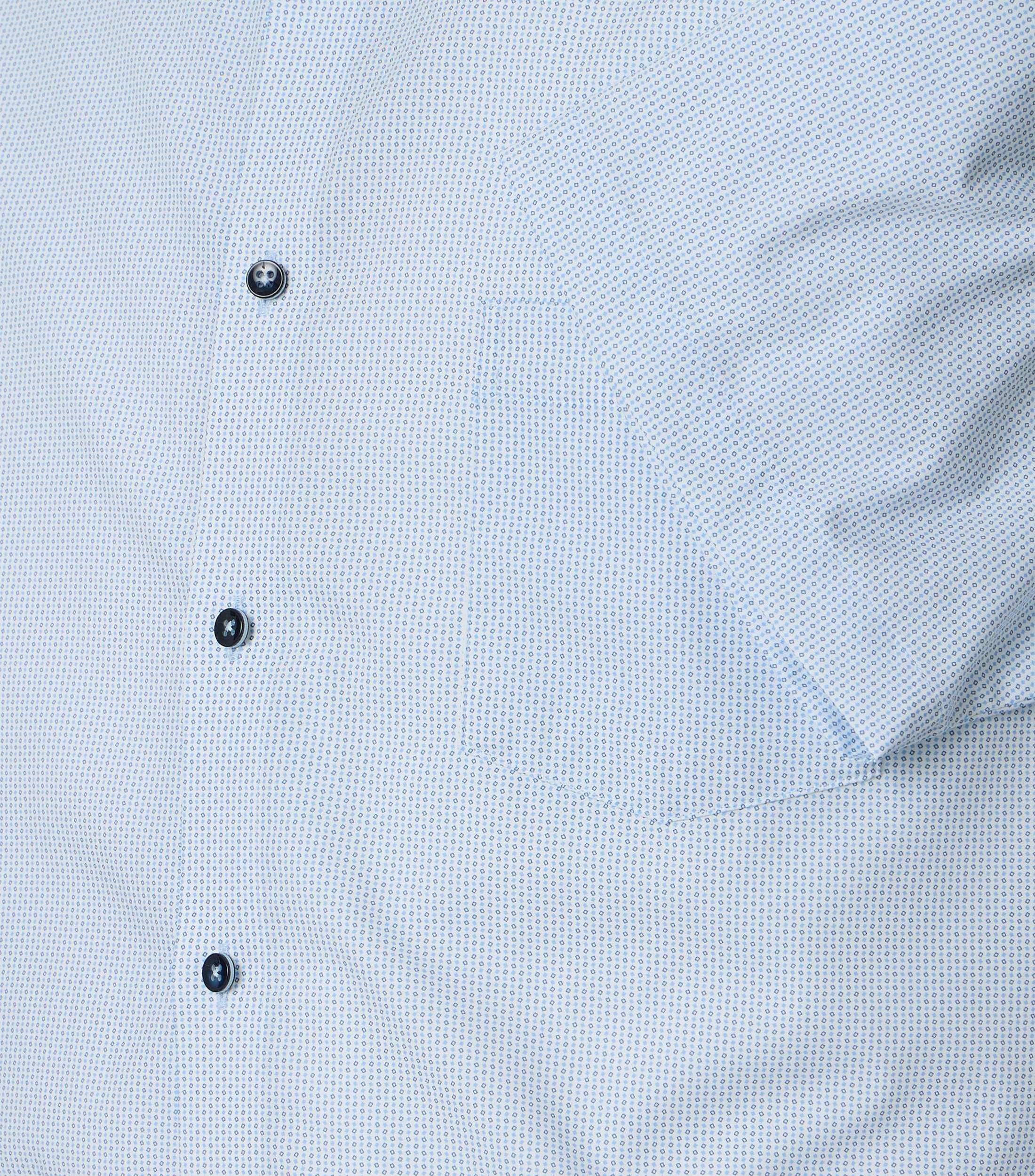Ein Businesshemd im Print Muster in der Farbe Hellblau