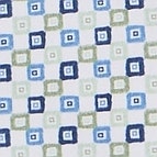 Ein Businesshemd im Print Muster in der Farbe Blau