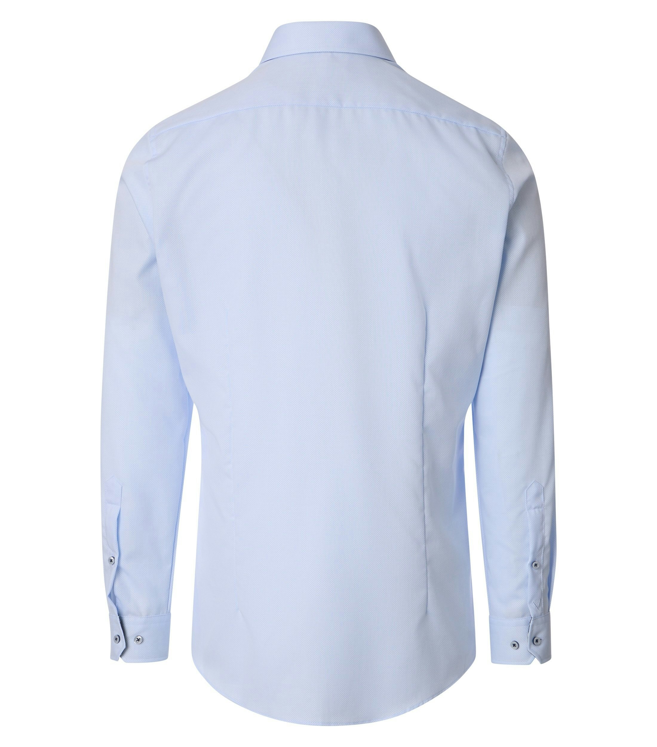 Ein Businesshemd im uni Muster in der Farbe Hellblau