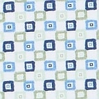 Ein Businesshemd im Print Muster in der Farbe Blau