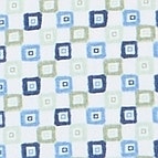 Ein Businesshemd im Print Muster in der Farbe Blau