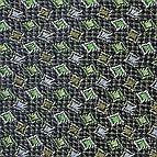 Krawatte im Print-Muster in der Farbe Grün