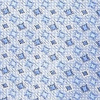 Krawatte im Print-Muster in der Farbe Blau