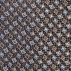 Krawatte im Print-Muster in der Farbe Braun