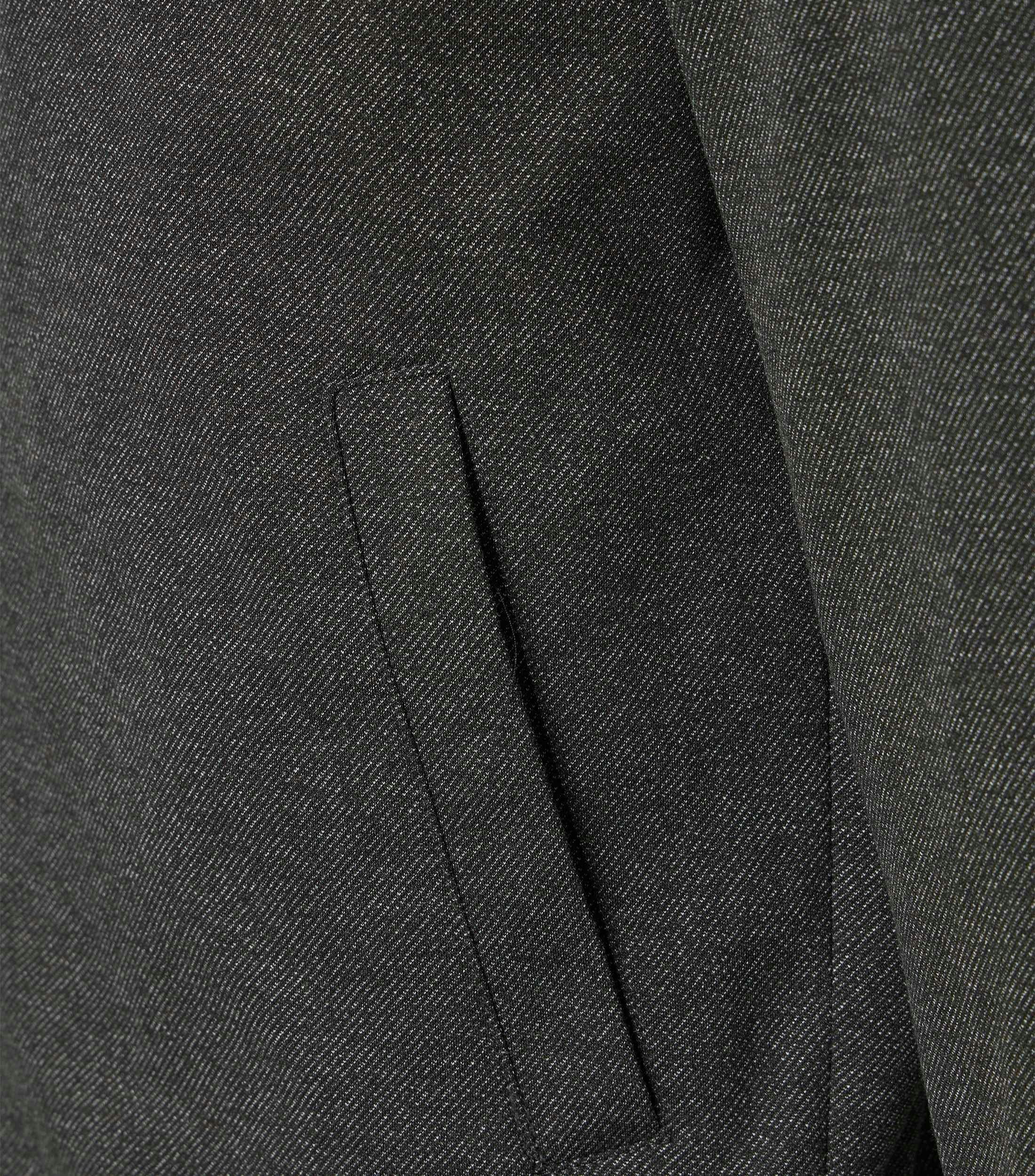 Jacke im unifarbenen Design in der Farbe Dunkelbraun