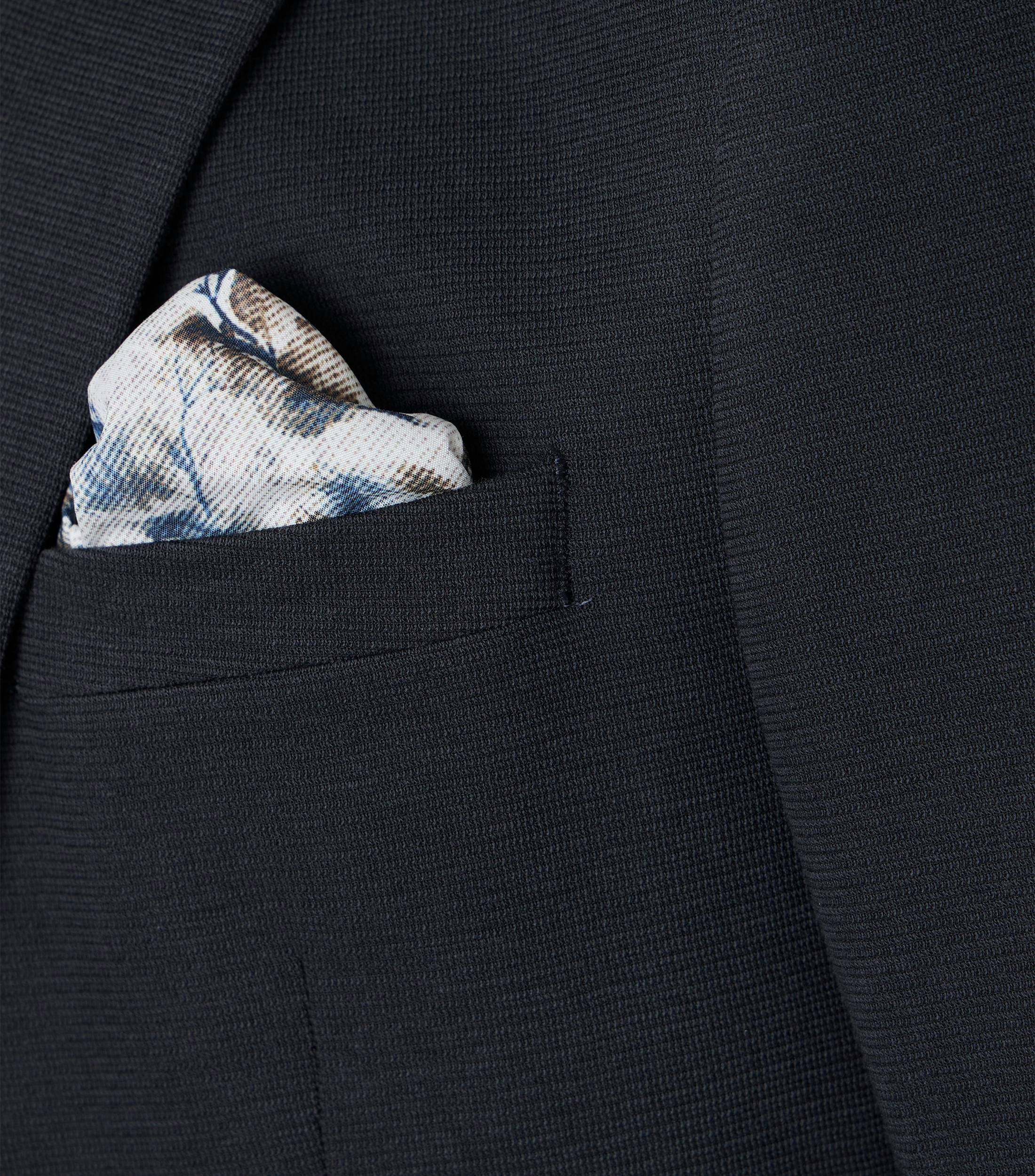 Sakko im unifarbenen Design in der Farbe Blauschwarz