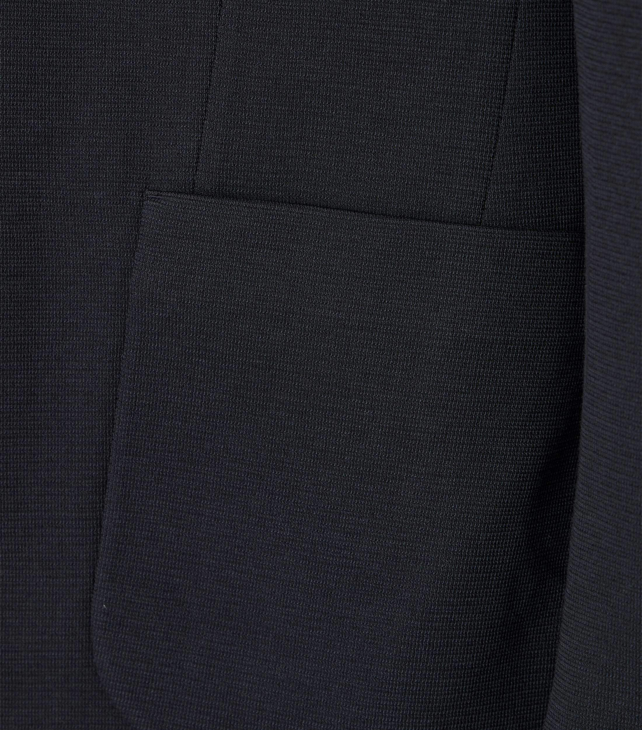 Sakko im unifarbenen Design in der Farbe Blauschwarz
