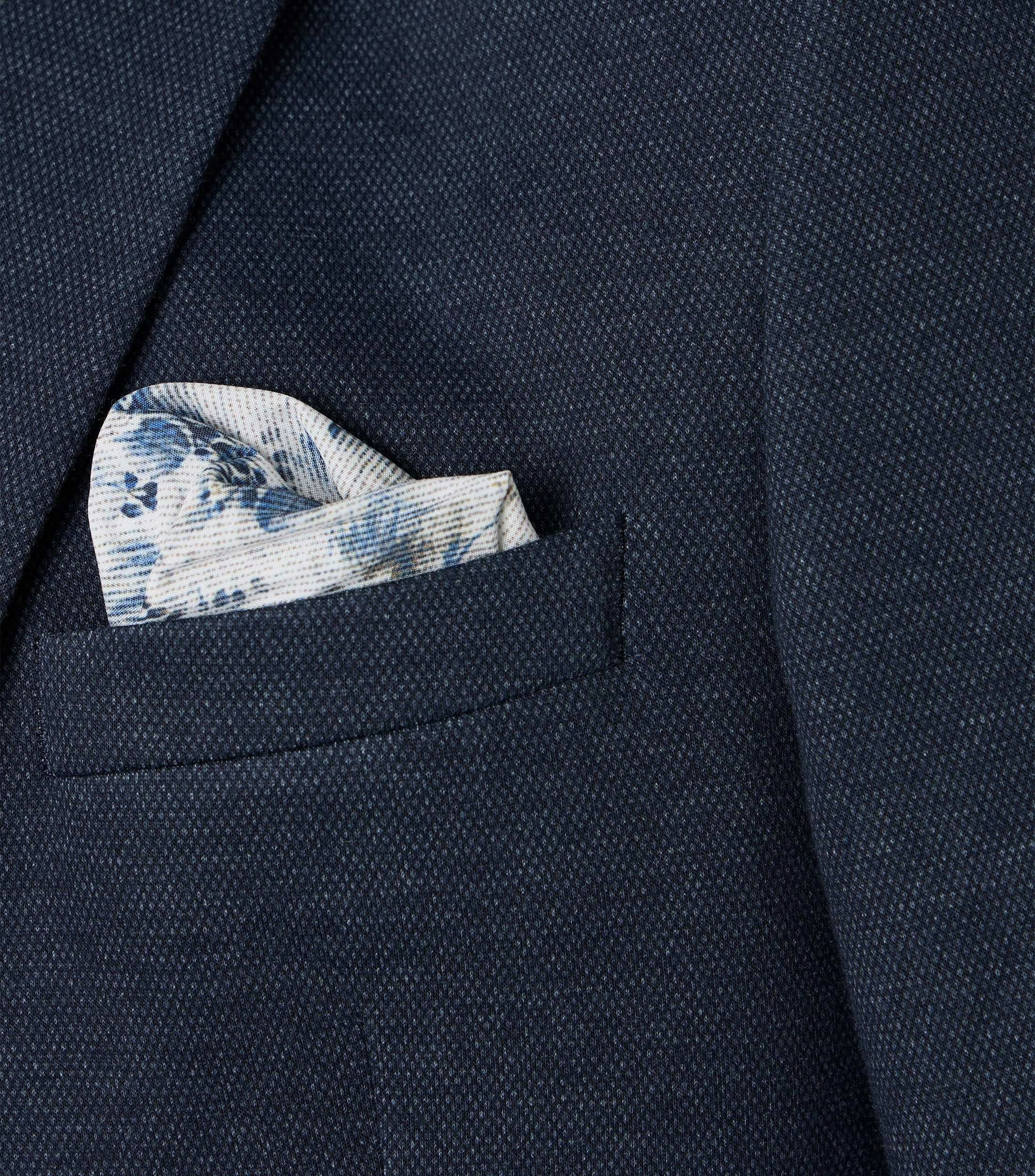 Sakko im unifarbenen Design in der Farbe Dunkelblau