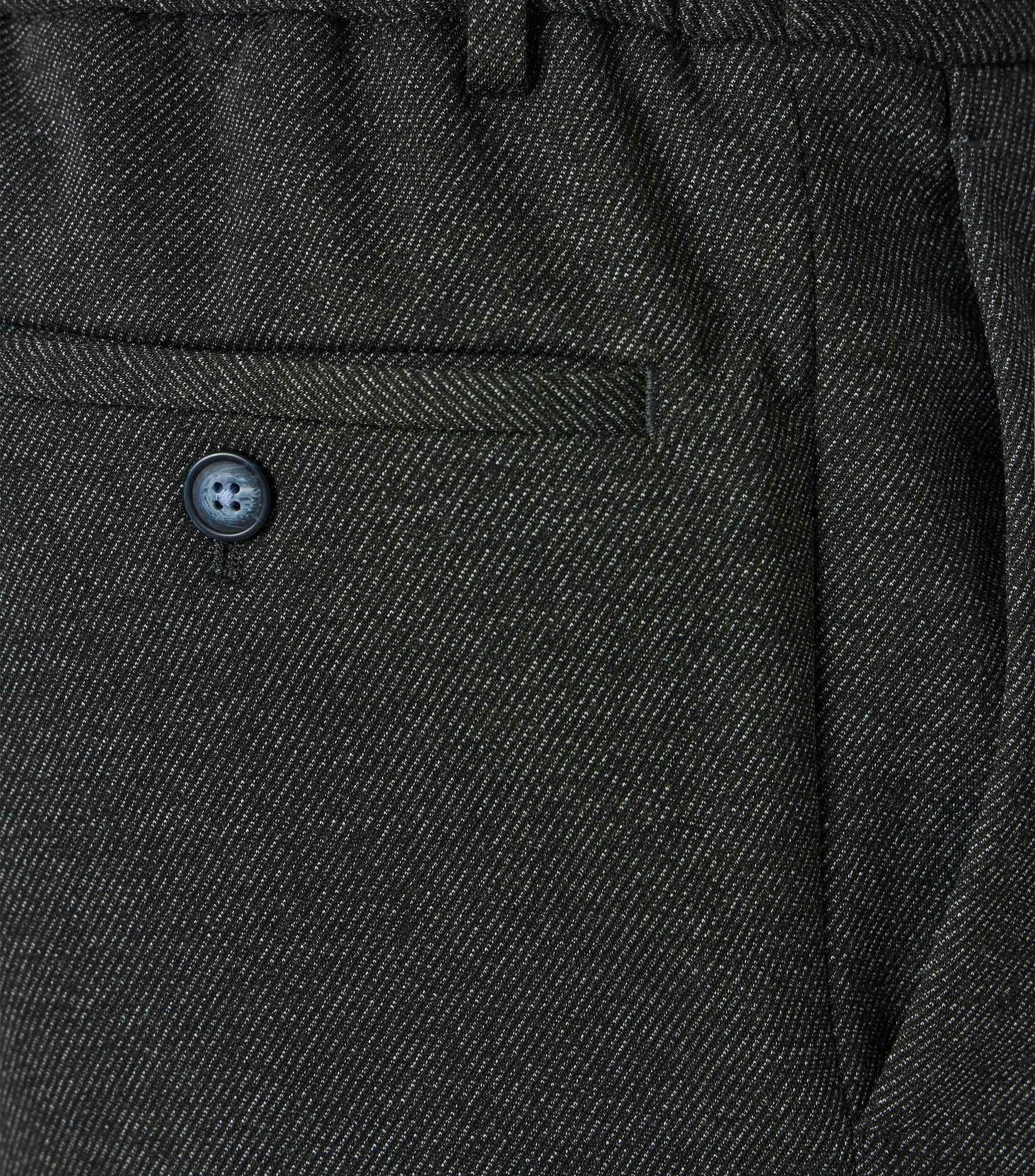 Anzughose im unifarbenen Design in der Farbe Dunkelgrün