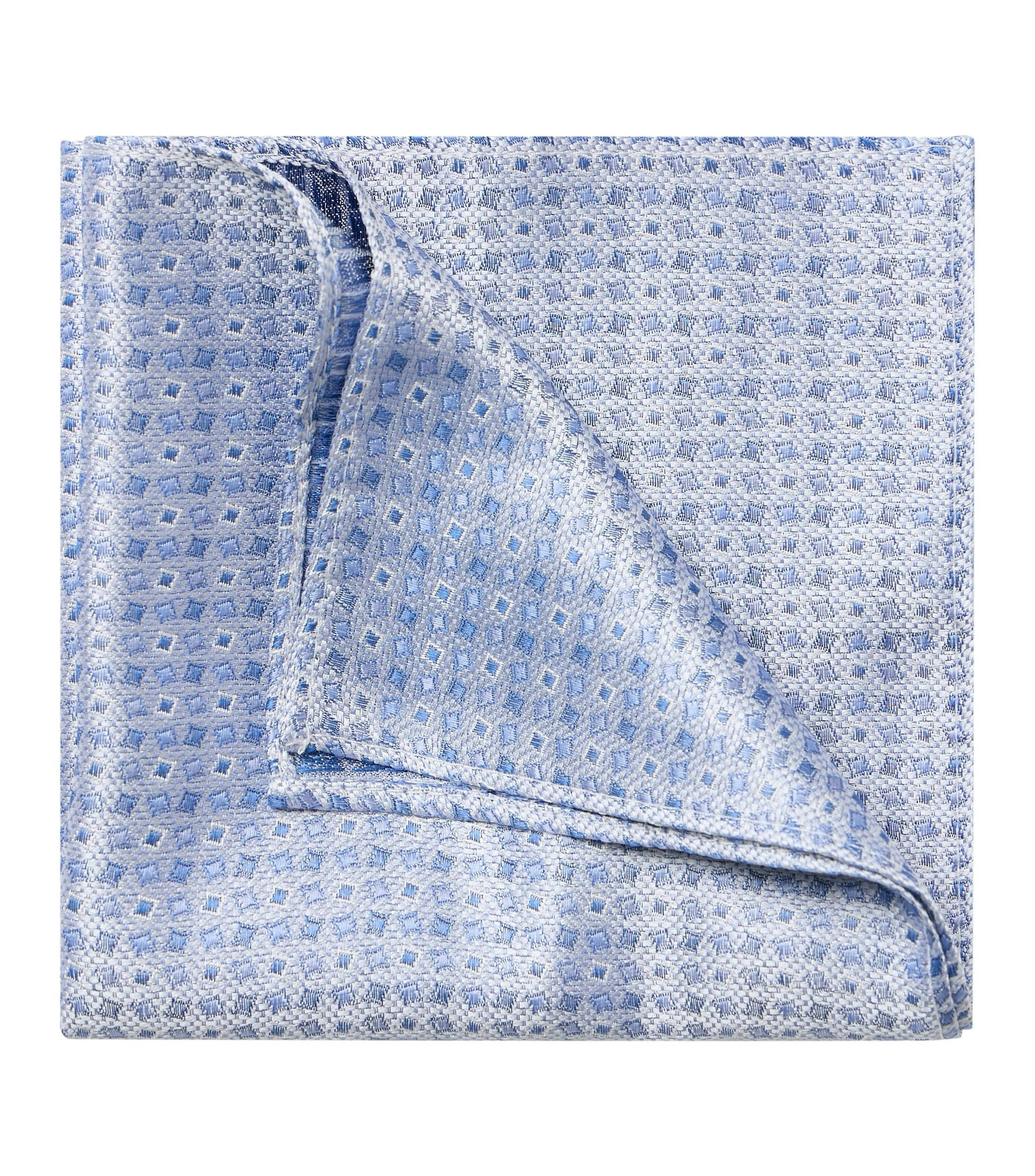 Accessoires im gemusterten Design in der Farbe Hellblau