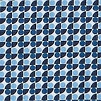 Businesshemd im Print-Muster in der Farbe Blau