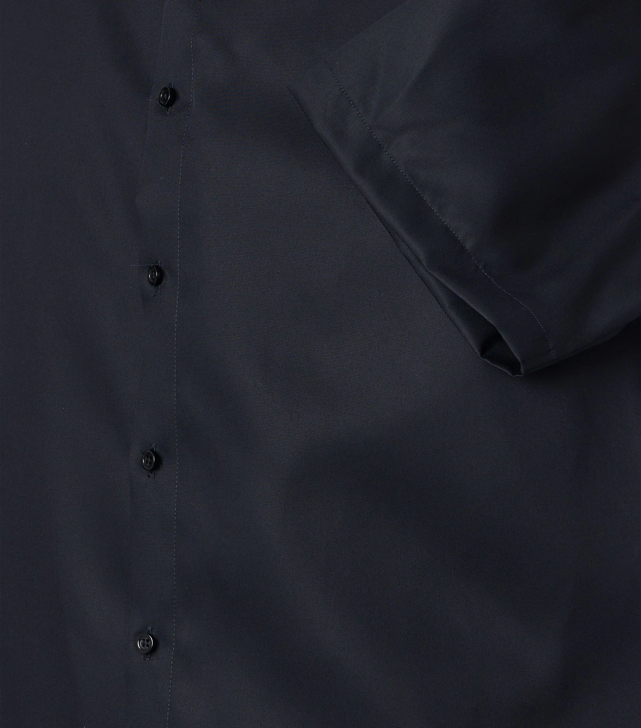 Businesshemd im unifarbenen Design in der Farbe Schwarz