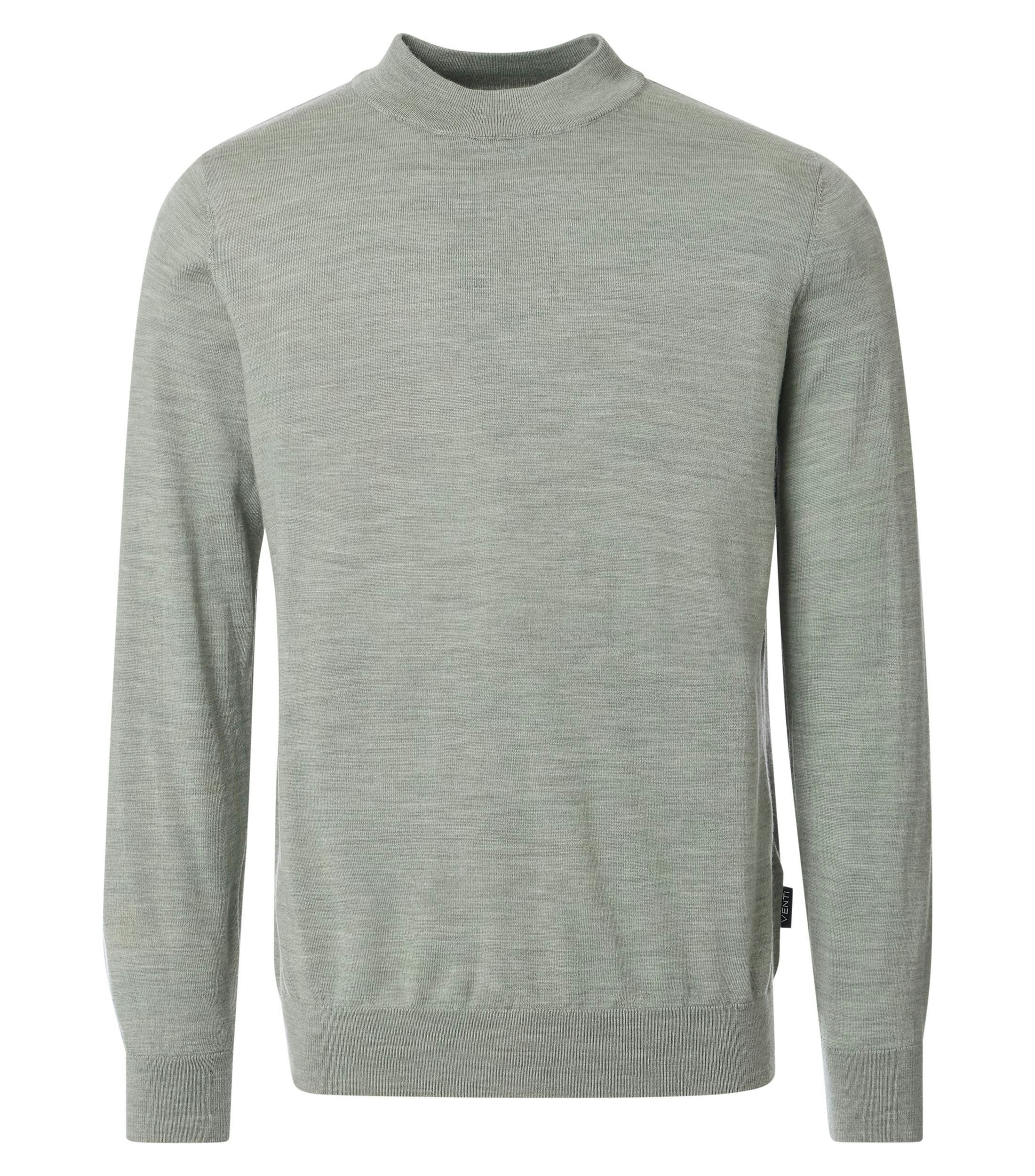 Rollkragenpullover im unifarbenen Design in der Farbe Hellgrün