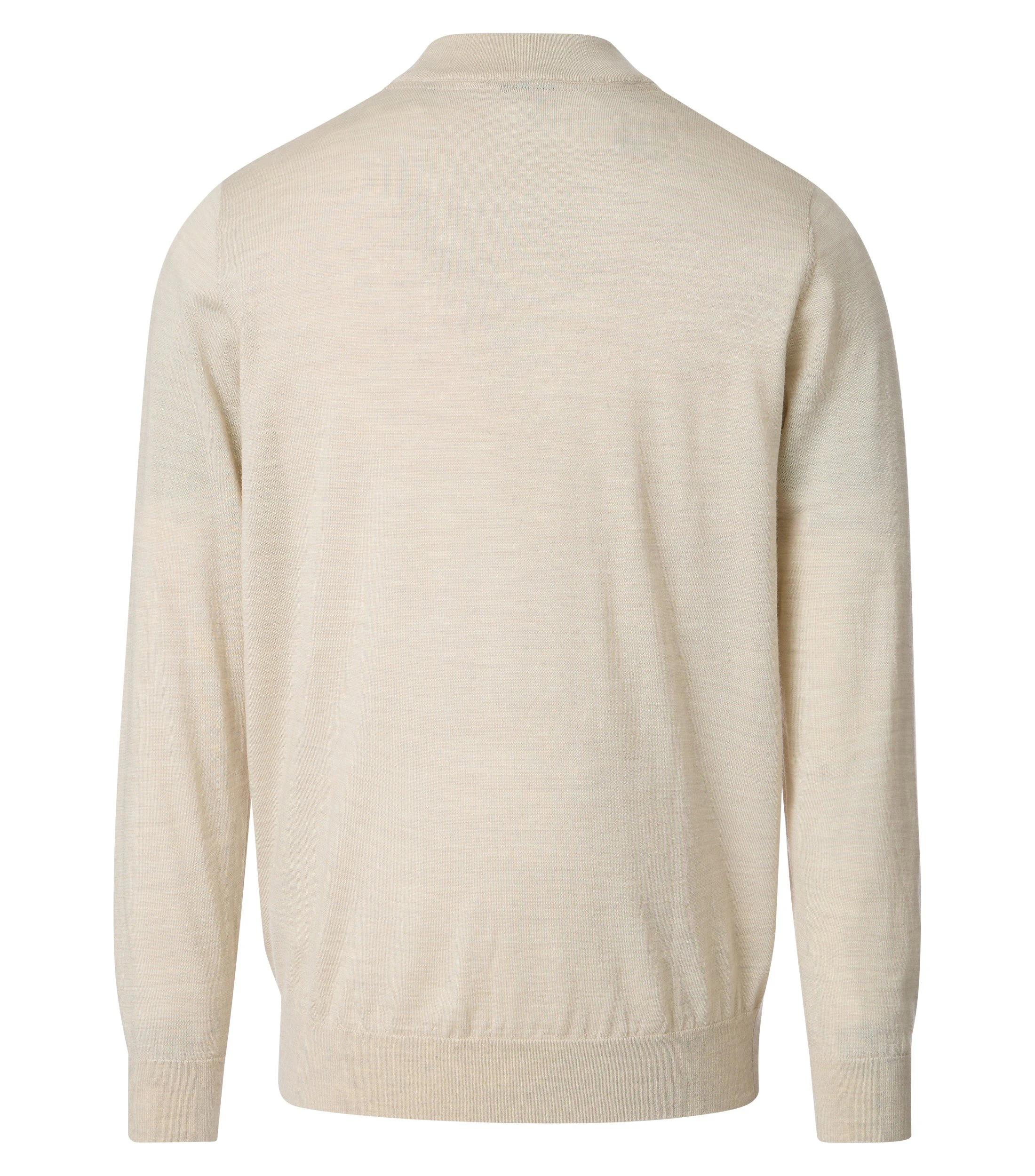 Rollkragenpullover im unifarbenen Design in der Farbe Beige