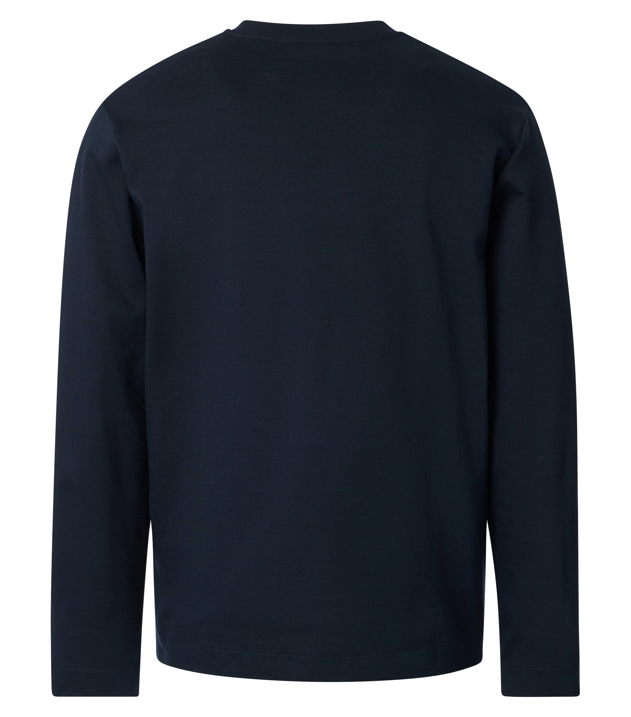 T-Shirt im unifarbenen Design in der Farbe Dunkelblau