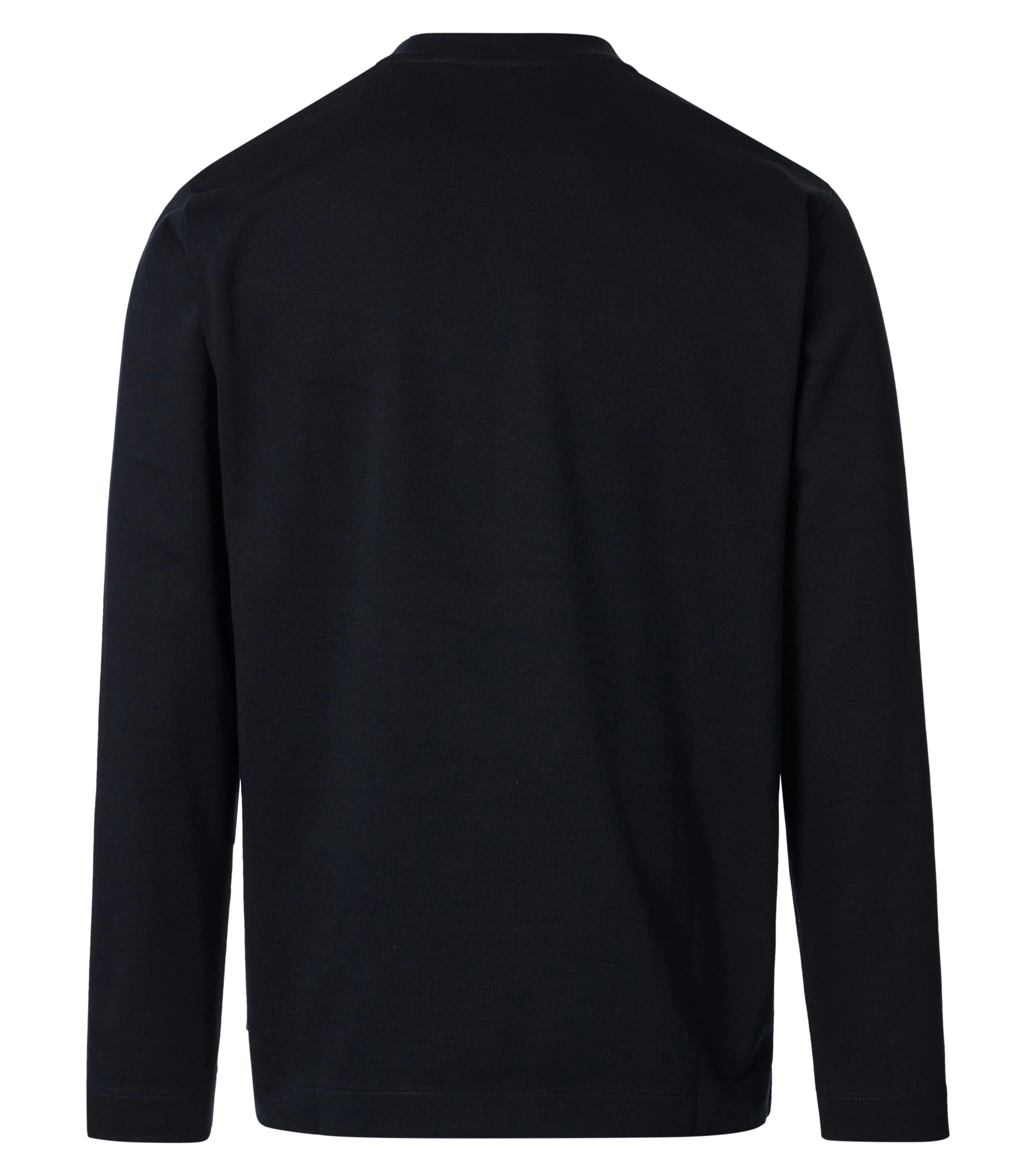 T-Shirt im unifarbenen Design in der Farbe Schwarz