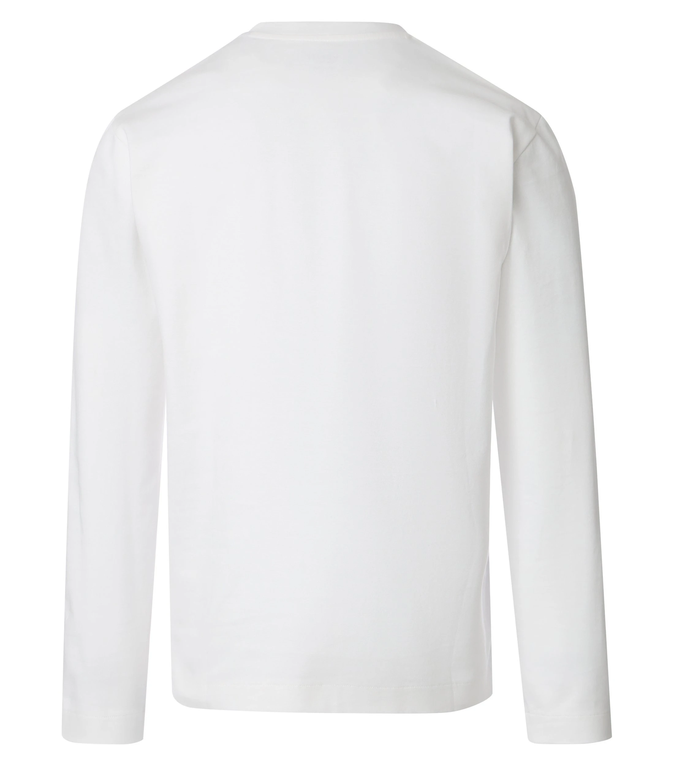 T-Shirt im unifarbenen Design in der Farbe Elfenbein