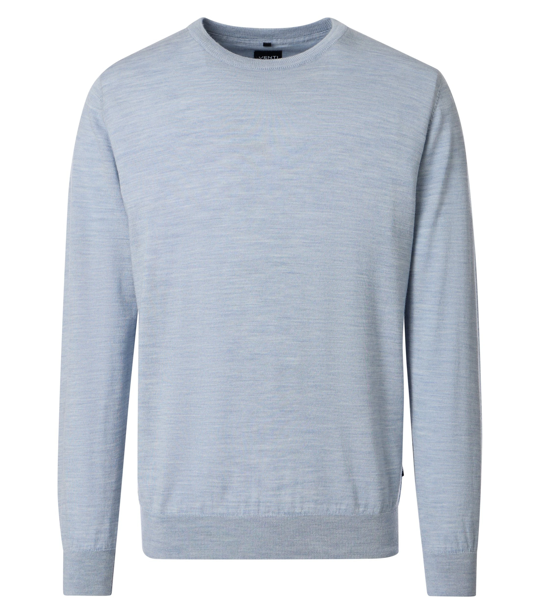 Pullover im unifarbenen Design in der Farbe Hellblau