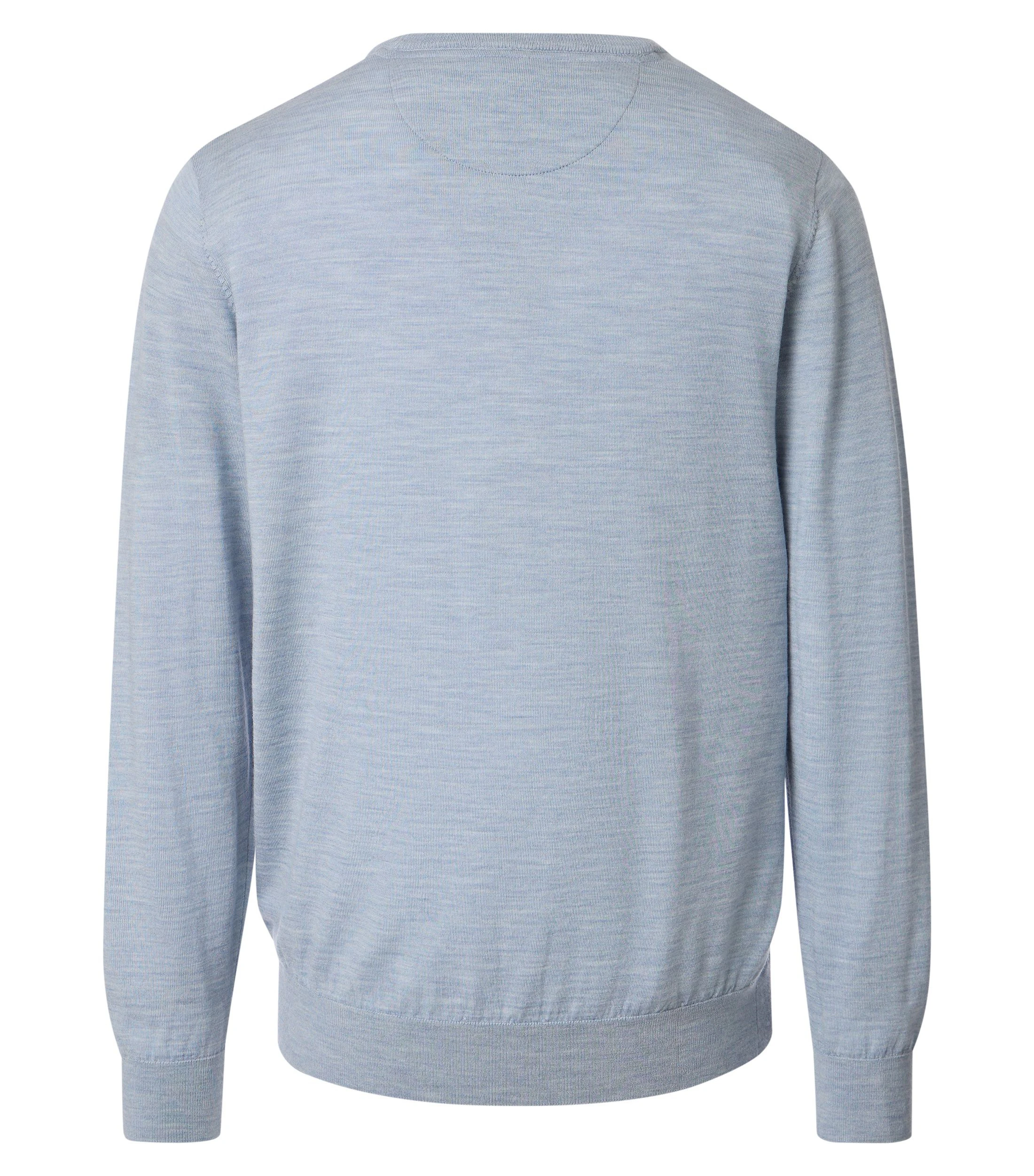 Pullover im unifarbenen Design in der Farbe Hellblau
