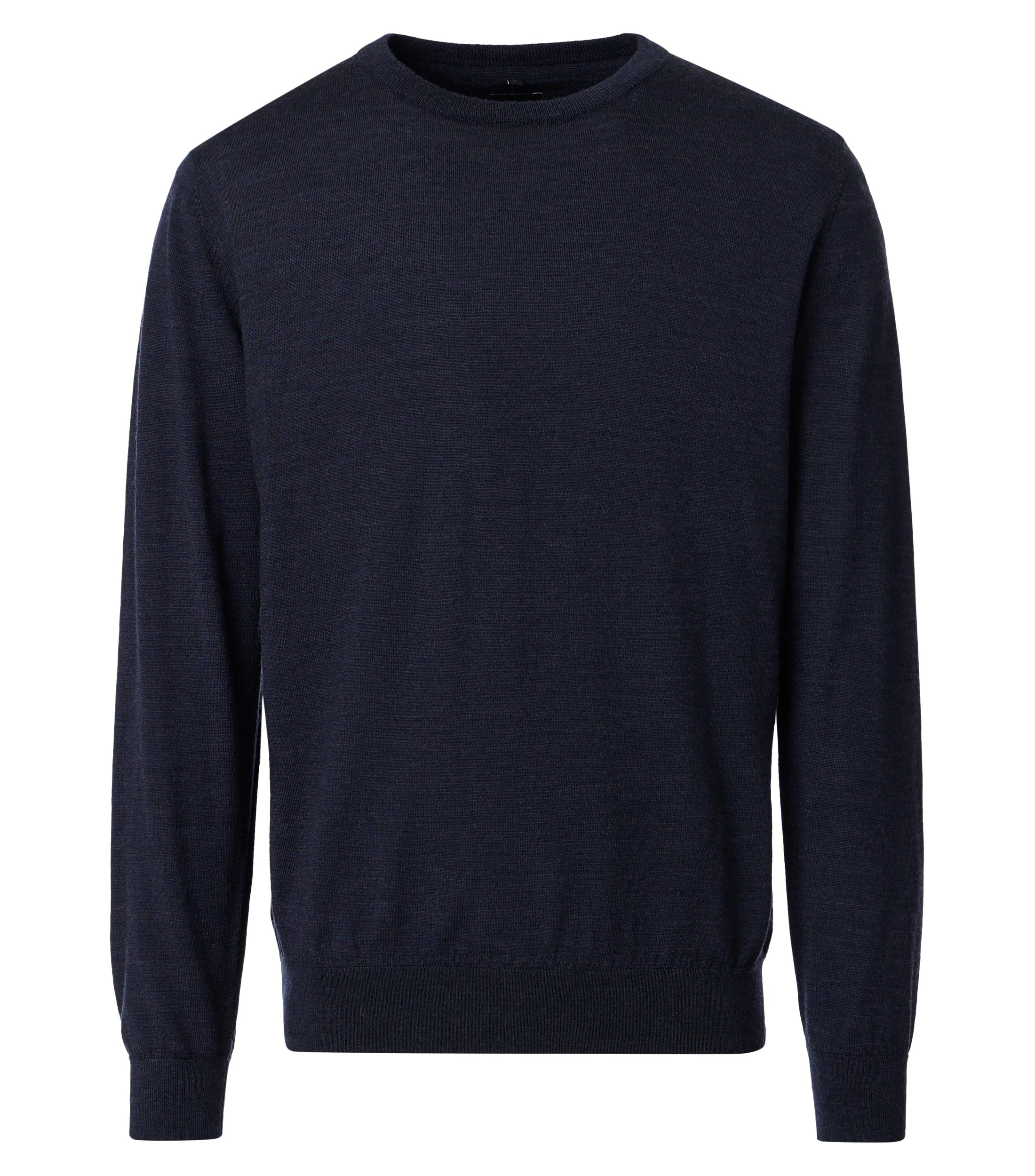 Pullover im unifarbenen Design in der Farbe Dunkelblau
