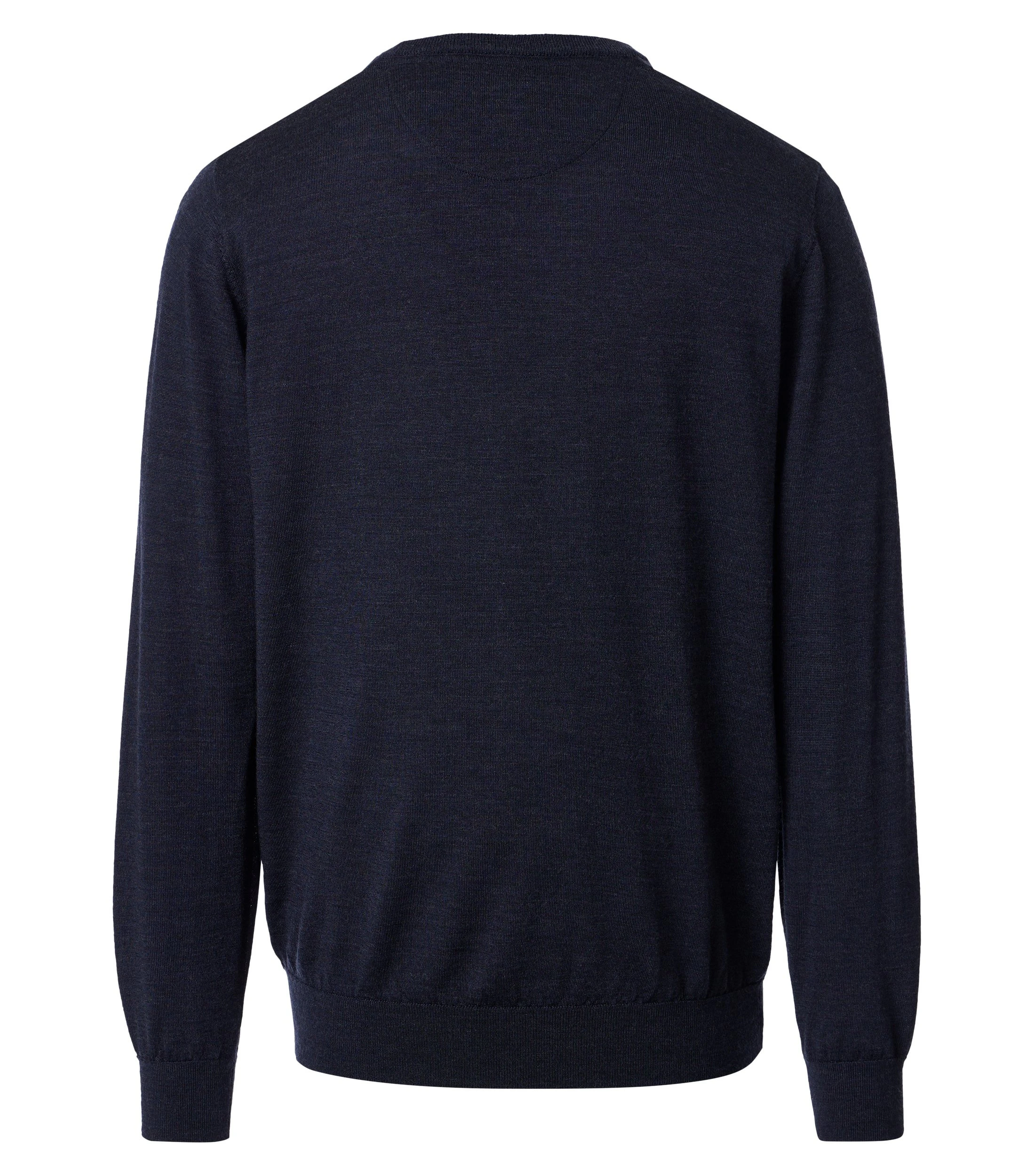 Pullover im unifarbenen Design in der Farbe Dunkelblau