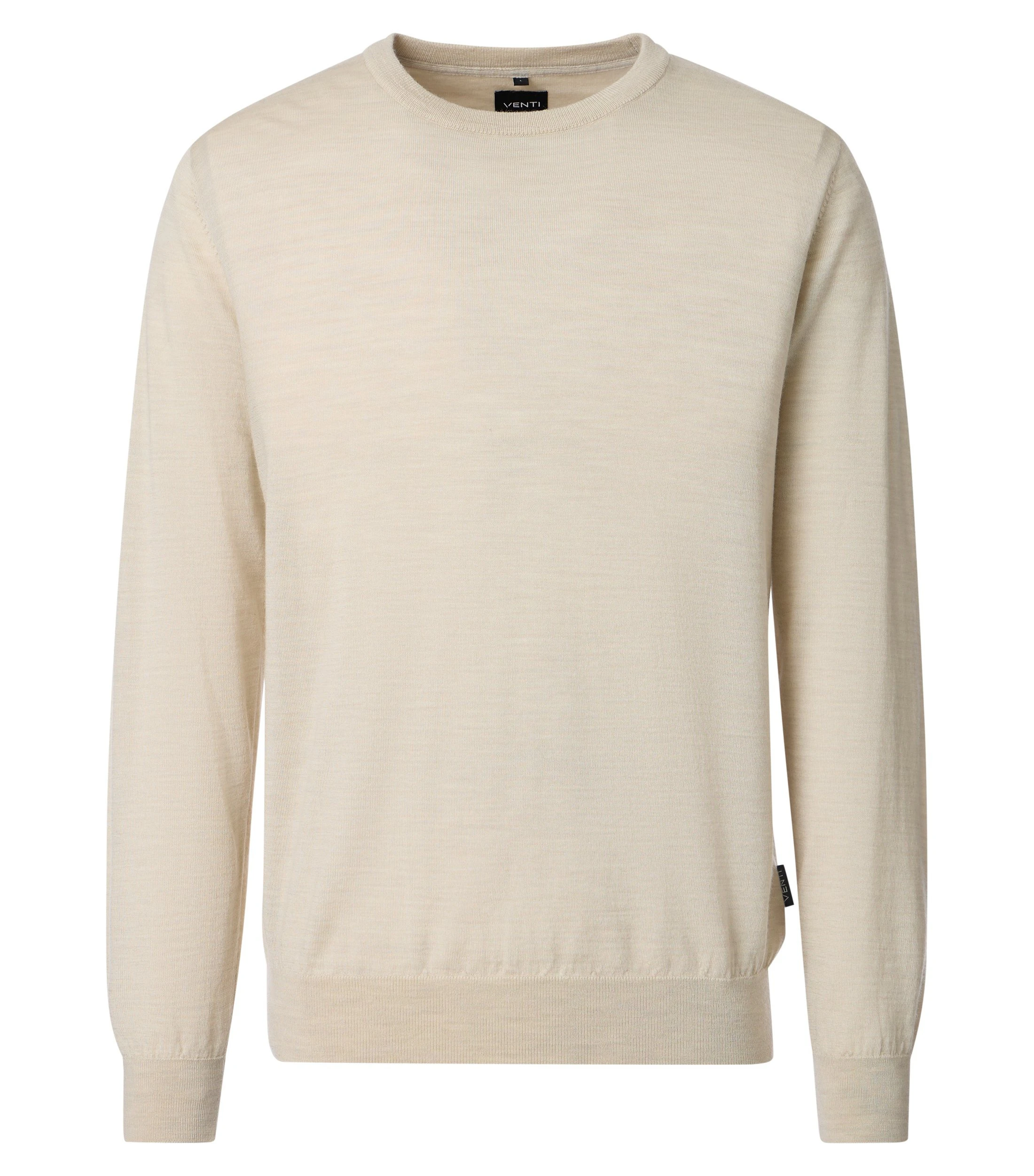Pullover im unifarbenen Design in der Farbe Beige