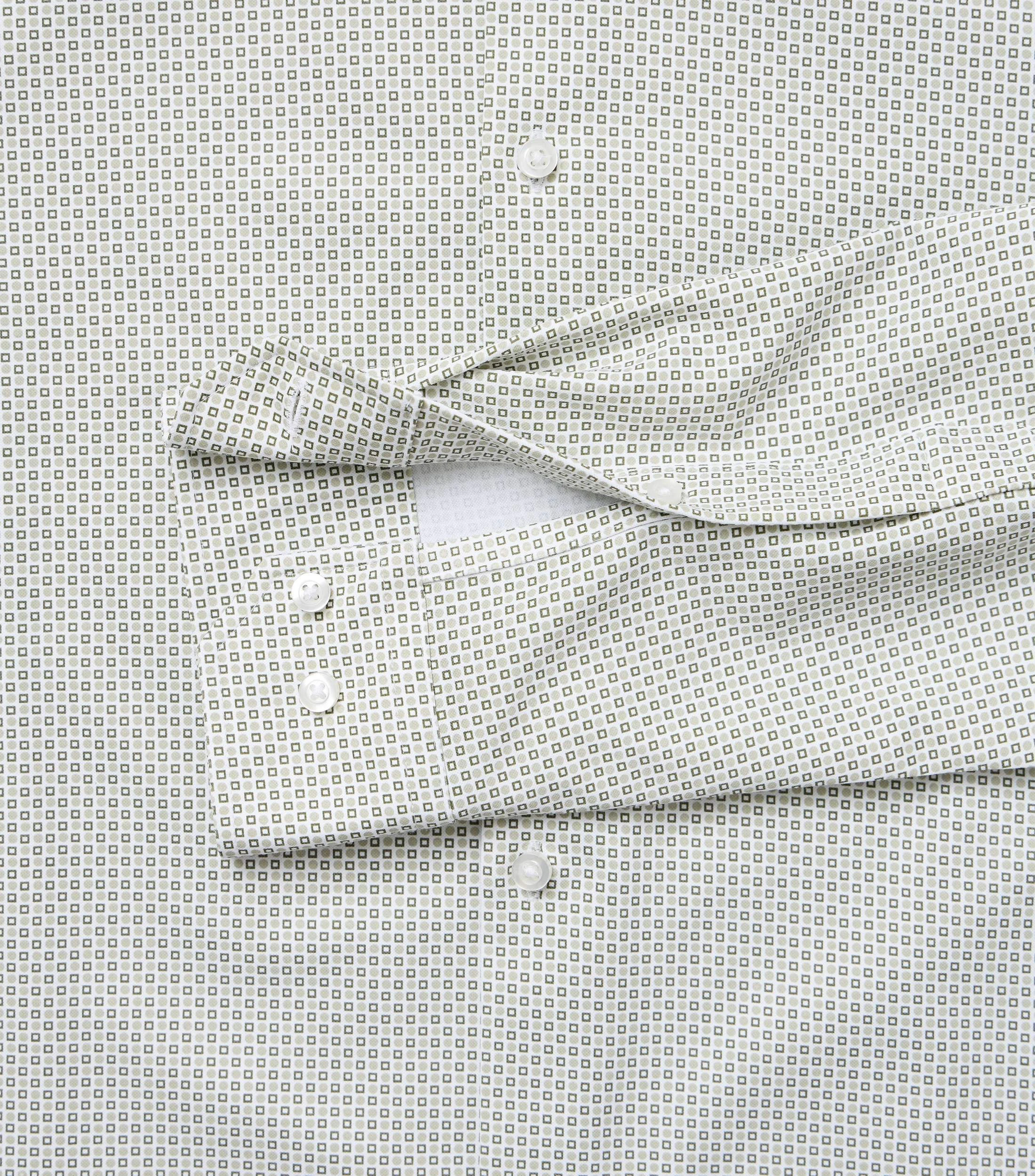 Businesshemd im Print-Muster in der Farbe Hellgrün