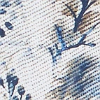 Businesshemd im Print-Muster in der Farbe Beige