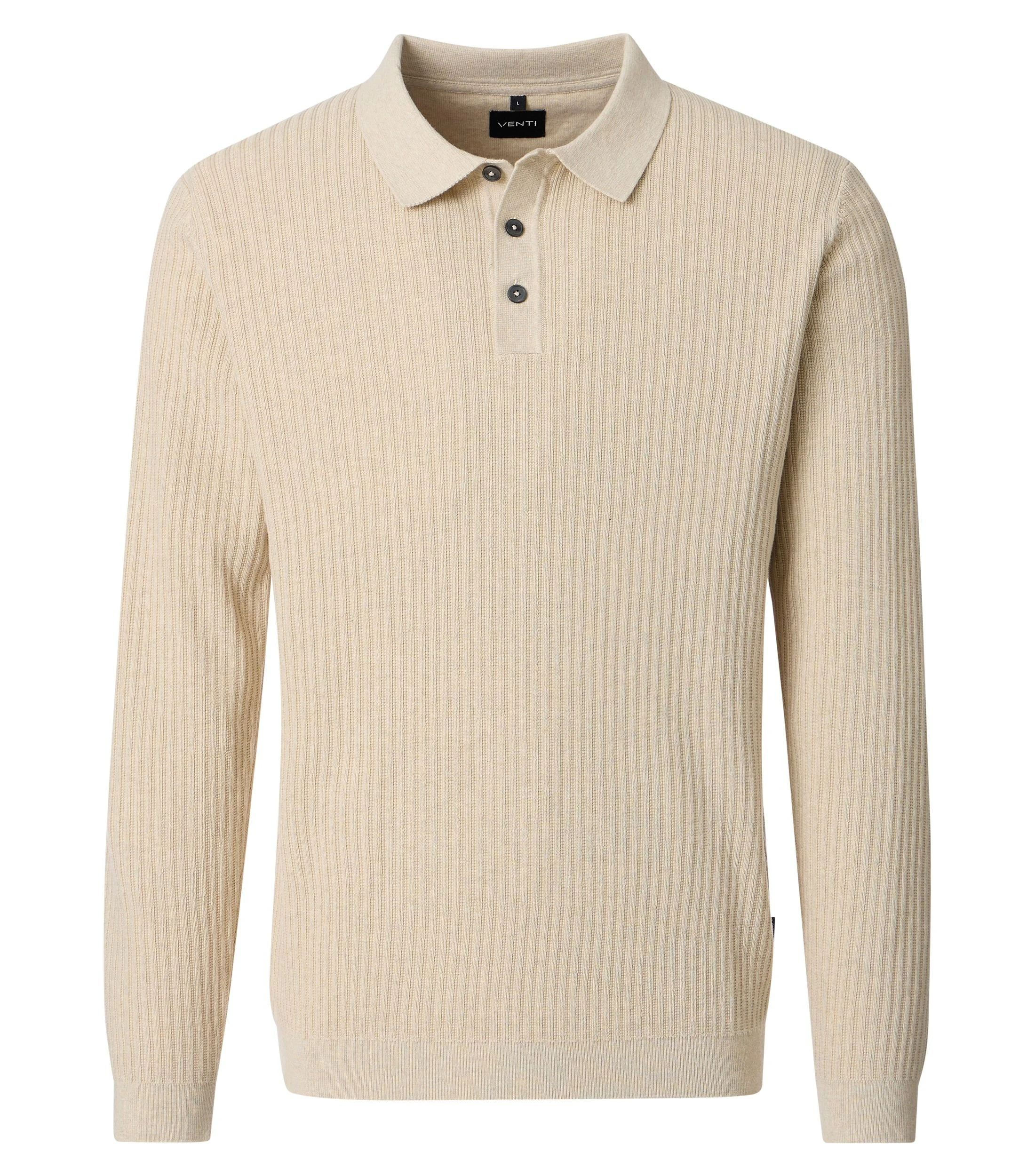 Troyer im gemusterten Design in der Farbe Beige