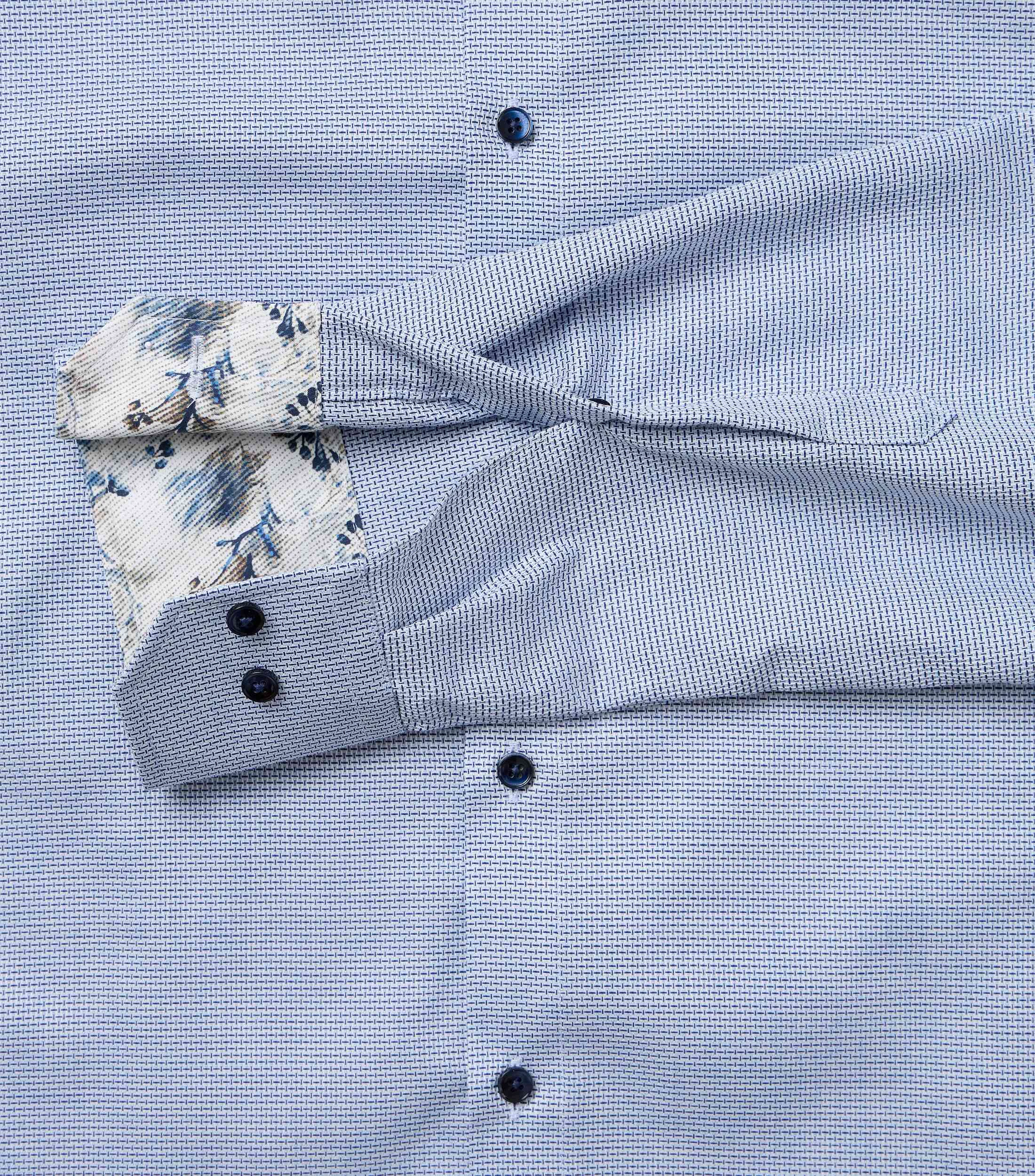Businesshemd im unifarbenen Design in der Farbe Blau