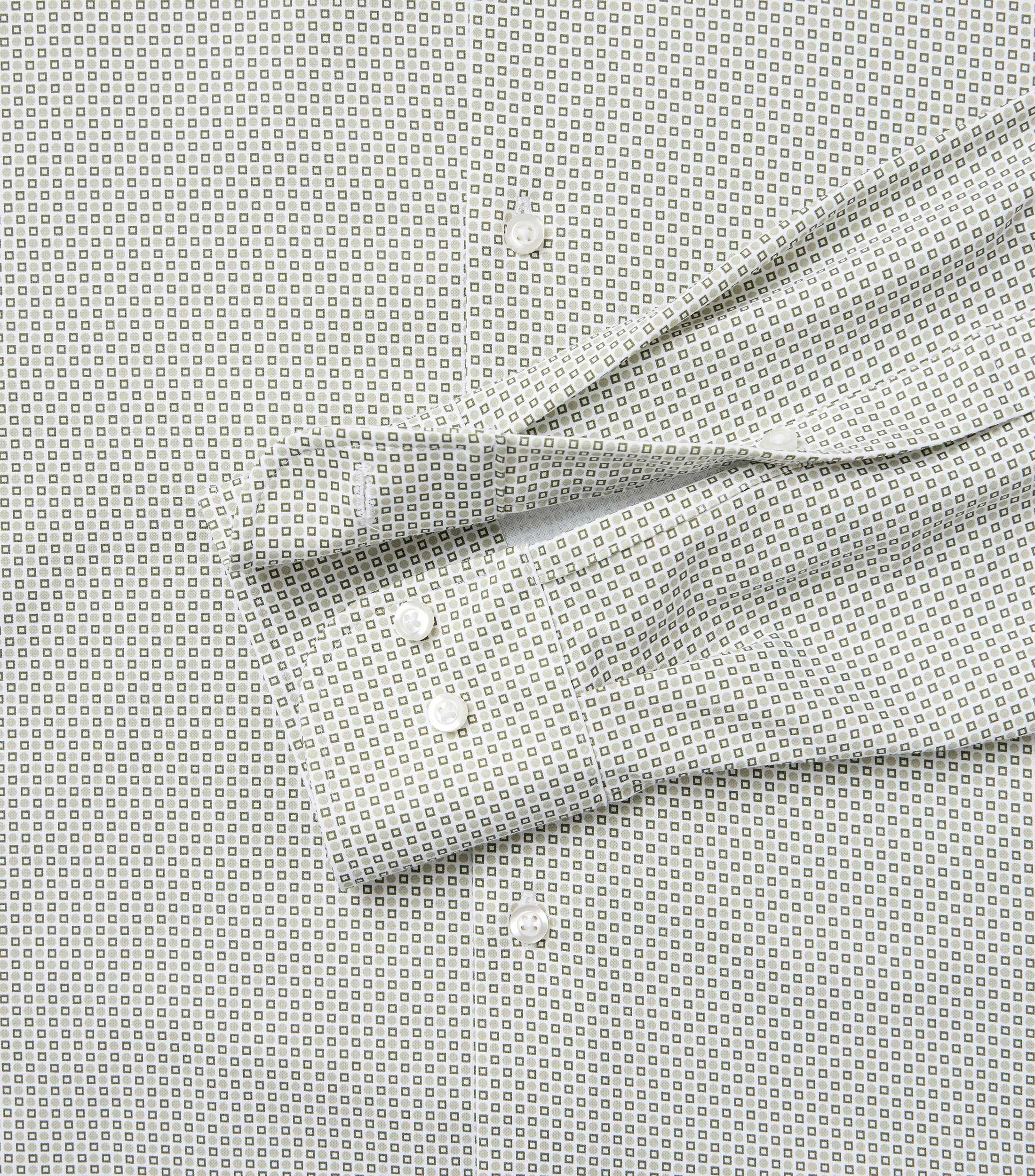 Businesshemd im Print-Muster in der Farbe Grün