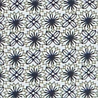 Businesshemd im Print-Muster in der Farbe Blau