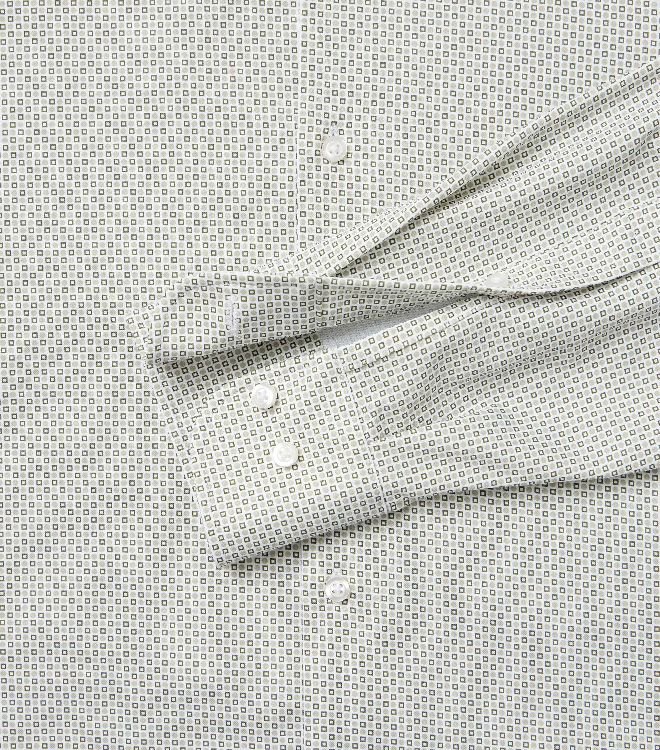 Businesshemd im Print-Muster in der Farbe Grün