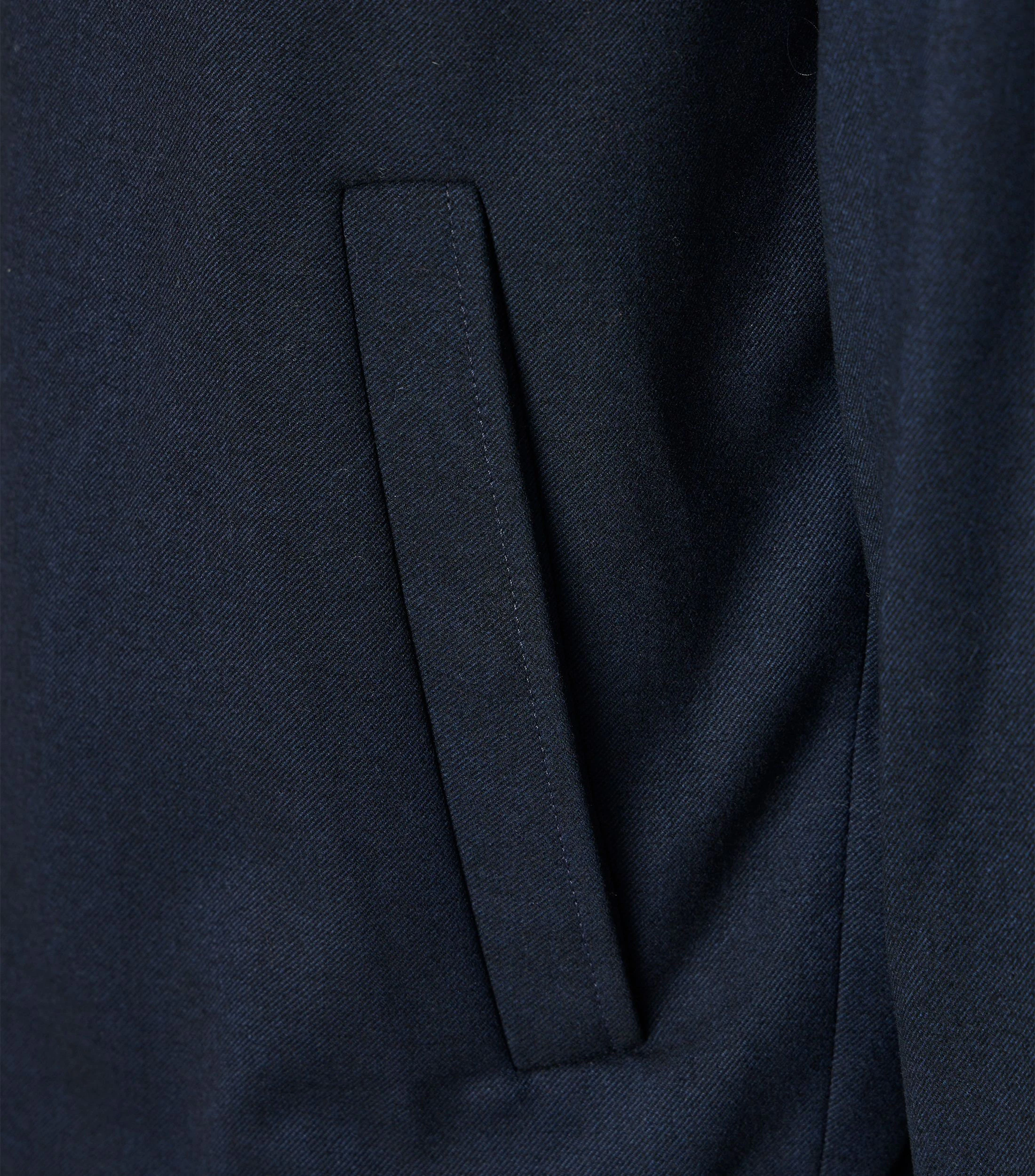 Jacke im unifarbenen Design in der Farbe Dunkelblau