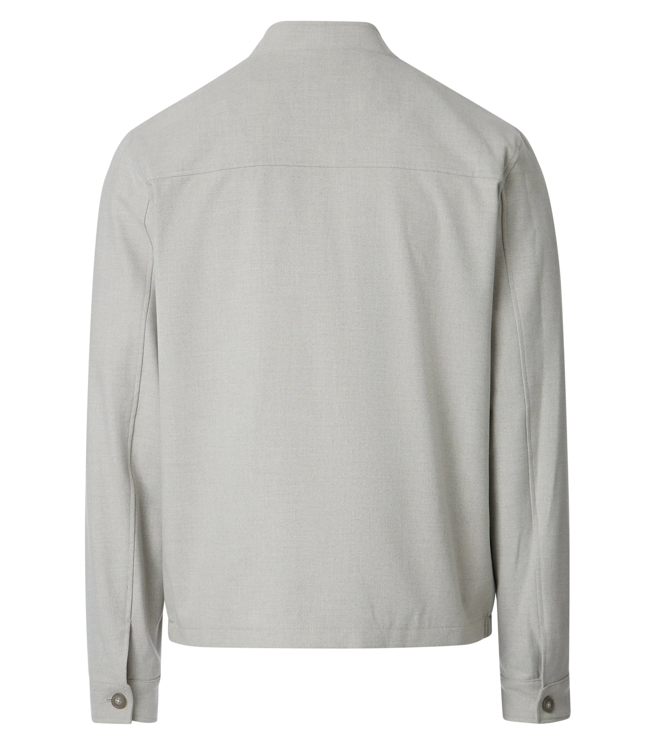 Jacke im unifarbenen Design in der Farbe Beige