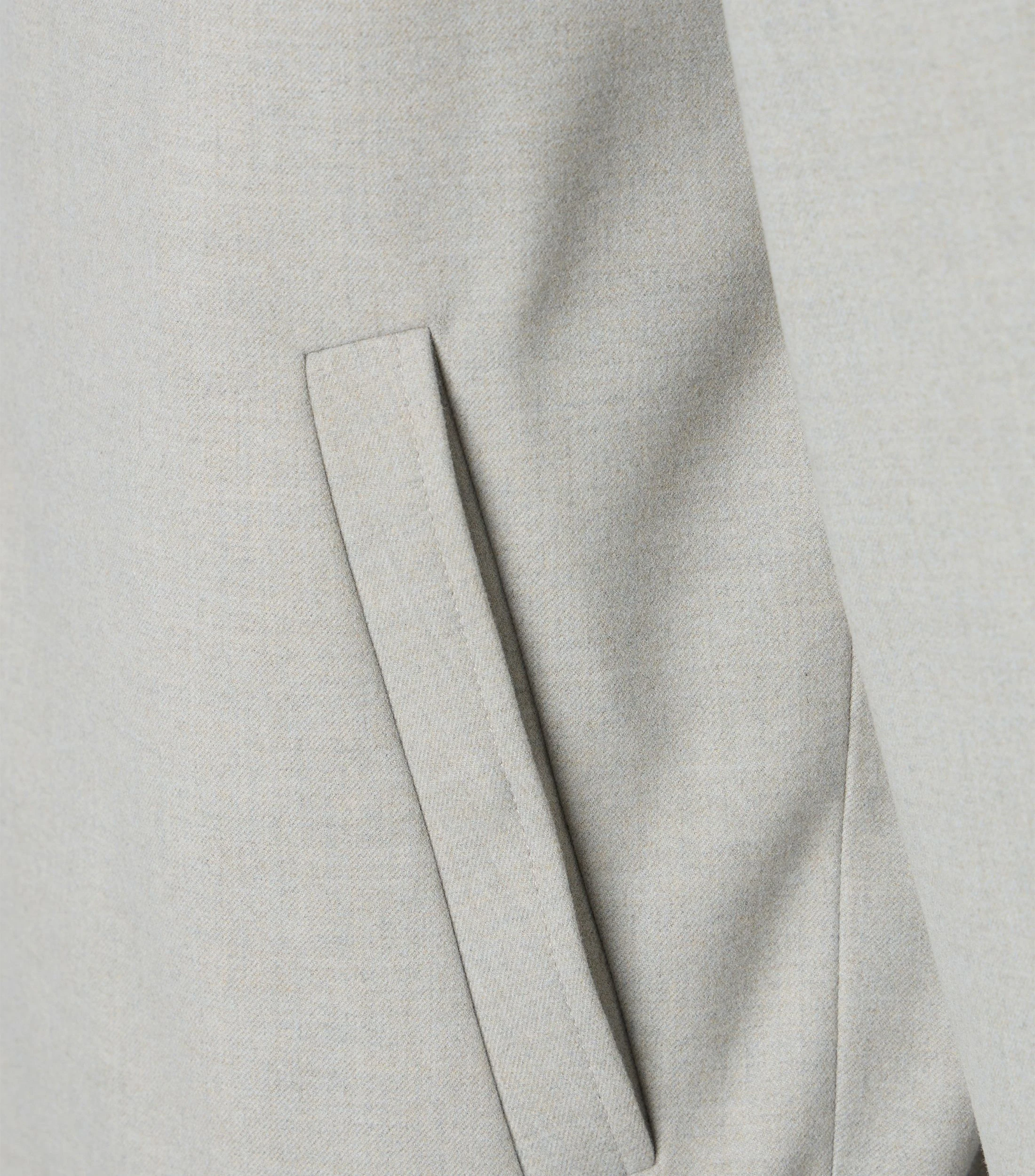 Jacke im unifarbenen Design in der Farbe Beige