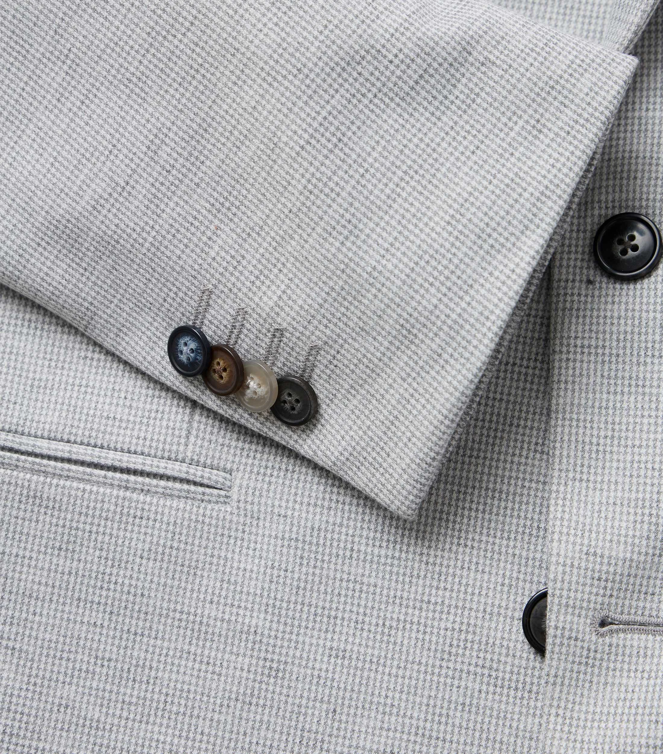 Sakko im unifarbenen Design in der Farbe Grau