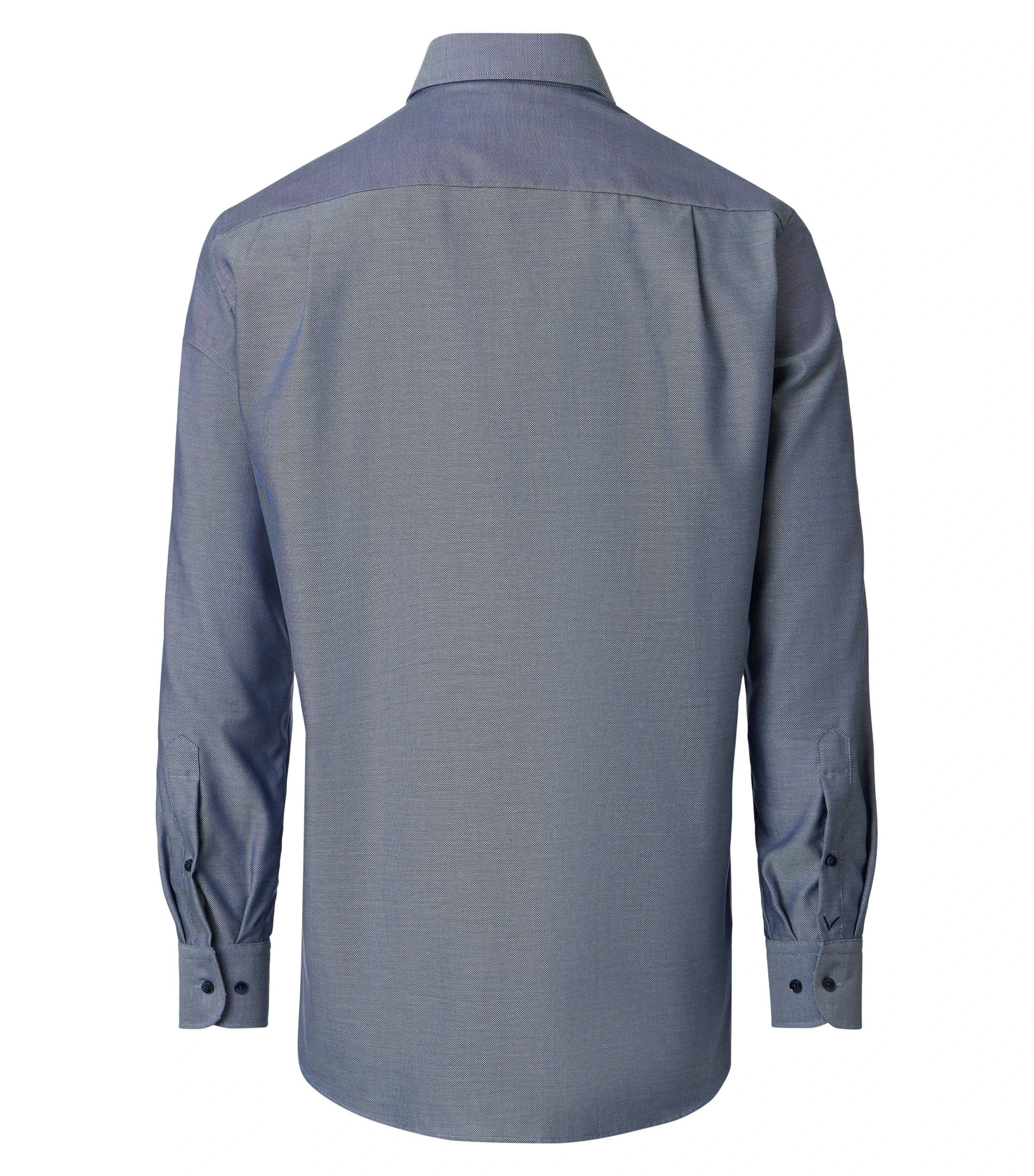 Businesshemd im unifarbenen Design in der Farbe Blau