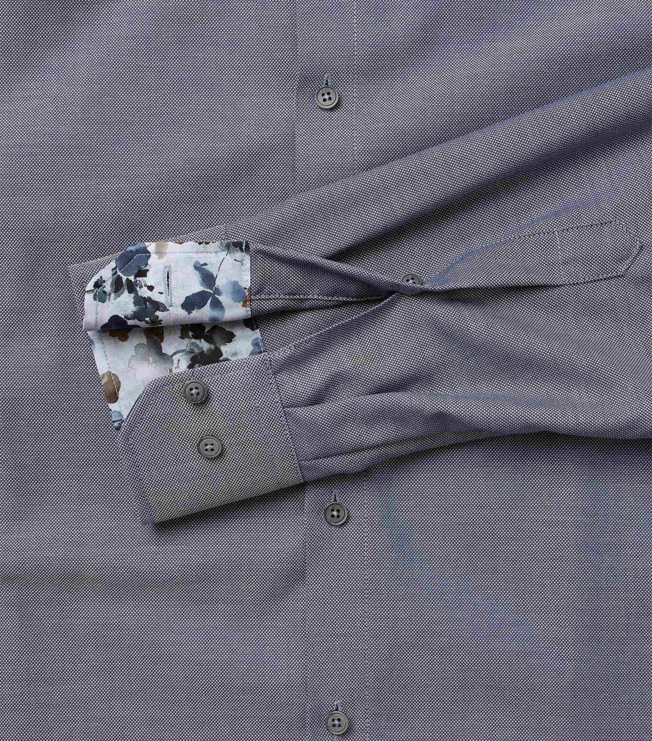Businesshemd im unifarbenen Design in der Farbe Blau