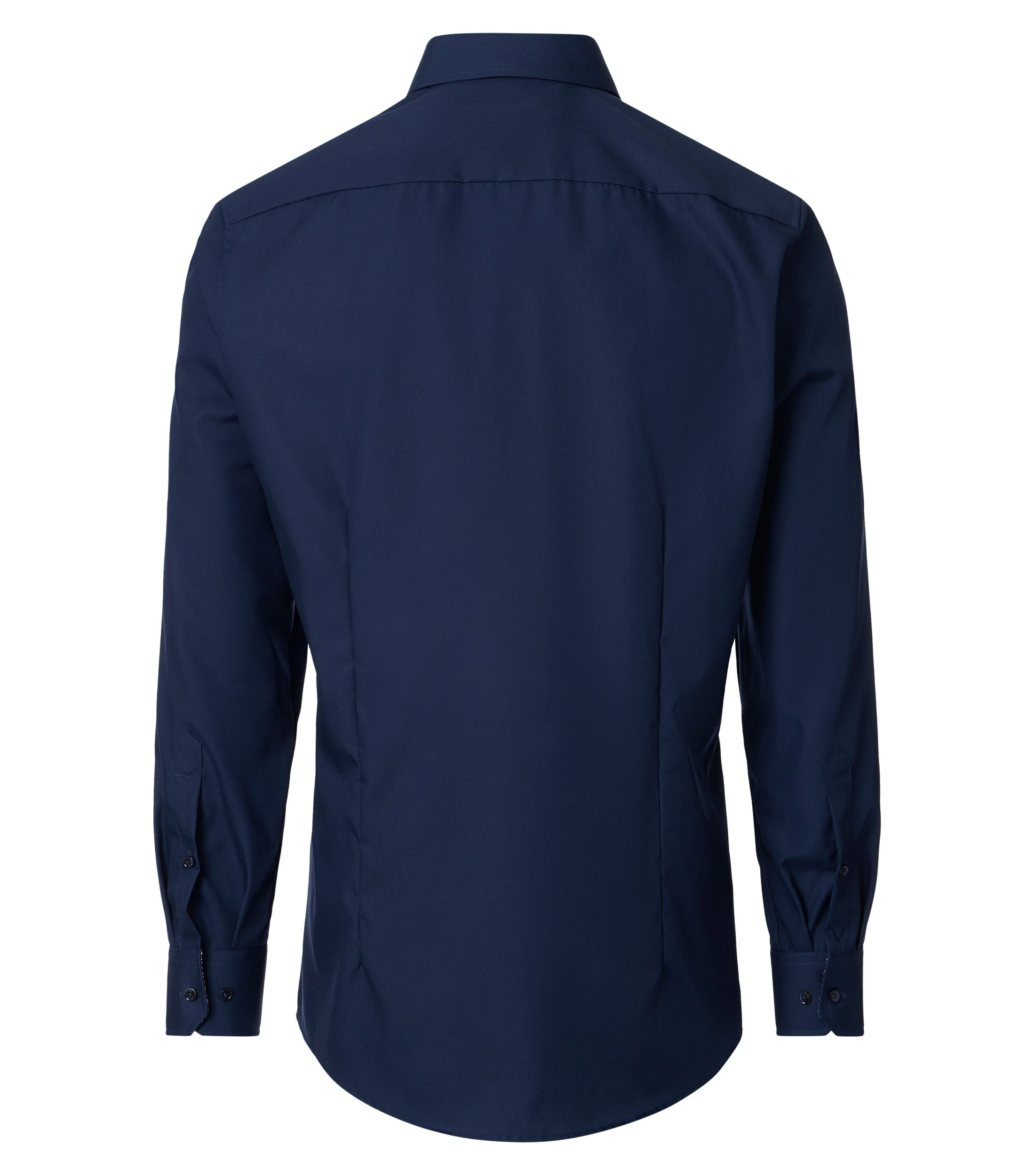 Businesshemd im unifarbenen Design in der Farbe Blau